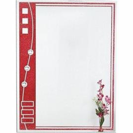 Designer Glass Frame Mirror