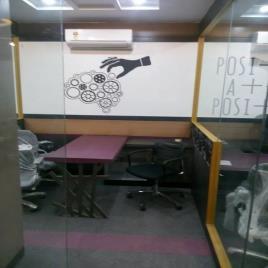 Frameless Office Toughened Glass Partition