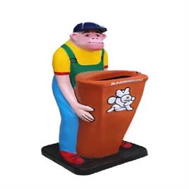 20 L FRP Animal Waste Bin