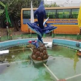 FRP Dolphin Water Feature