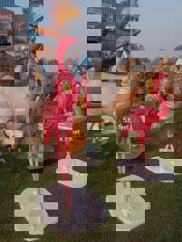 FRP Flamingo Sculpture