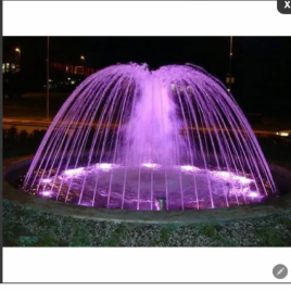 Multicolor FRP Water Fountain