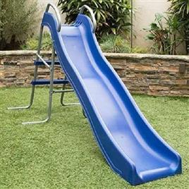 Blue Grey FRP Playground Slide