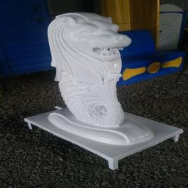 FRP Singapore Lion Exterior Decor Machine