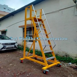 FRP 5-Step Trolley Ladder