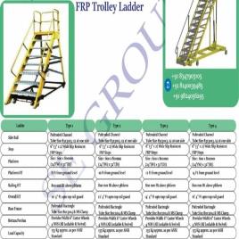 FRP Mobile Platform Ladder