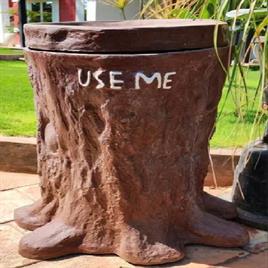 VIP FRP Garden Dustbin, 40L