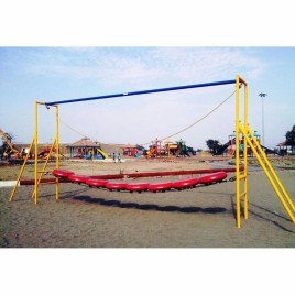 FRP Yellow Playground Bridge