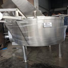 Circular Frying Machine With Pellet Burner