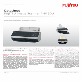 Fujitsu Document Scanner, A4