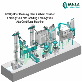 Automatic Wheat Flour Processing Plant