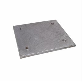 Galvanized Iron 600x600mm Base Plate