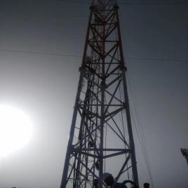 Galvanized Iron Lattice Self Supporting Tower