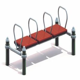 Galvanized Outdoor Pommel Horse NPS-OAG-10