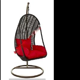 Metal Wicker Garden Lounger
