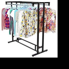 Powder Coated Mild Steel Garment Rack