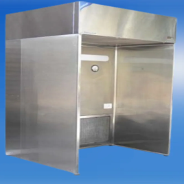 GI Powder Coated/ SS 304 Dispensing Booth