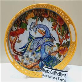 Decorative Metal Serving Tray