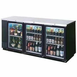 Glass Back Bar Cooler