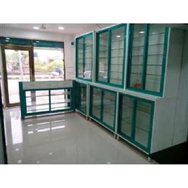 Free Standing Glass Showroom Rack