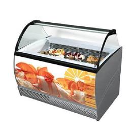 Shop Glass Ice Cream Display Machine