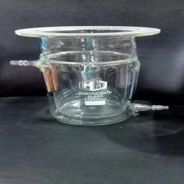 Glass Double Wall Vessel, 1000ml, 4 Neck Lid
