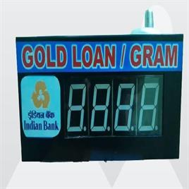 LED Display for Gold Rates