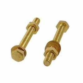 Golden Brass Hex Bolts