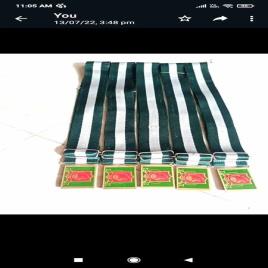 Golden Brass Belt Buckle, Standard Size