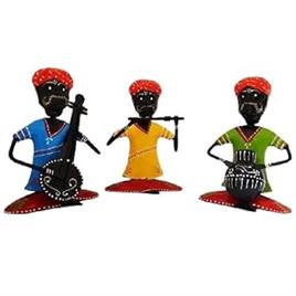 Goranshi Handicrafts Musical Metal Man Showpiece