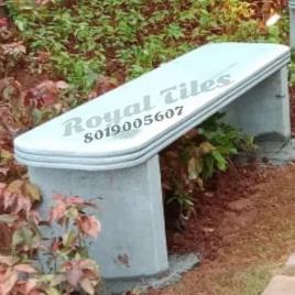 Granite Outdoor Garden Bench