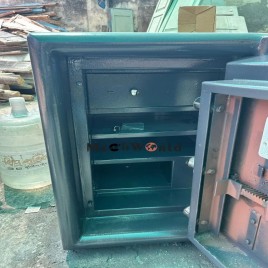 Gray High Strength Lock Single Door Fireproof Safe