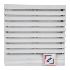 Gray ABS Fan Filter Grill Kit 120mm Screw Type