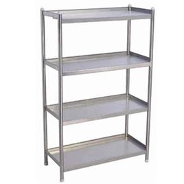 Gray Stainless Steel Storage Rack