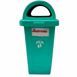 11-15 Liter Green PVC Plastic Dustbin