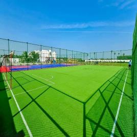 Green PVC Football Net, 3 Layer