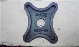 Grey PVC Square Cover Block Spacer