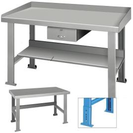 Industrial Grey Stainless Steel Work Table