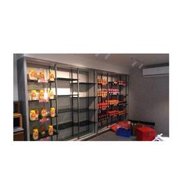 Grey Supermarket Wall Display Rack