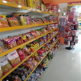 Grocery Display Rack Mild Steel