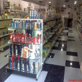 Movable Stainless Steel Grocery Store Rack