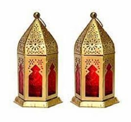 Iron Handmade Hanging Lantern, Diwali Decoration 7 Inches