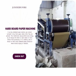 Hard Board Paper Production Machine