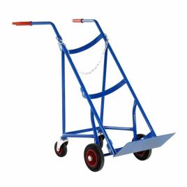HARSIDDHI Blue Single Gas Cylinder Cart