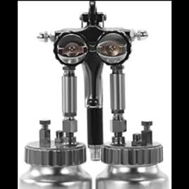 Brass Double Nozzle Spray Gun Container