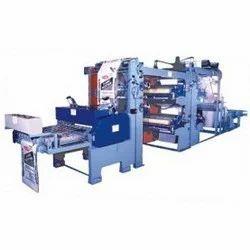 HDPE Bag Printing, Gusseting & Cutting Machine