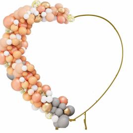 Metal Heart Arch Decoration Stand