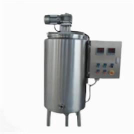 HEATING VESSEL WITH AGITATOR