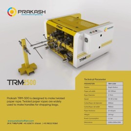 High Speed Twisted Rope Handle Machine