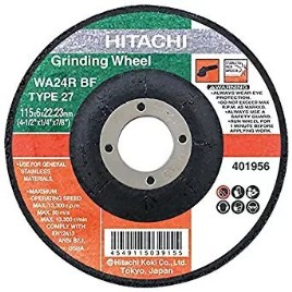 Hitachi 7 Inch Grinding Wheel, Black